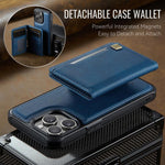 AutSpace A13 MagSafe Magnetic RFID Flip Card Bag Custodia per telefono, For iPhone 14 Pro, For iPhone 14 Pro Max, For iPhone 13 Pro Max, For iPhone 13 Pro