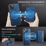 AutSpace A13 MagSafe Magnetic RFID Flip Card Bag Custodia per telefono, For iPhone 13, For iPhone 12, For iPhone 12 Pro Max, For iPhone 12 Pro