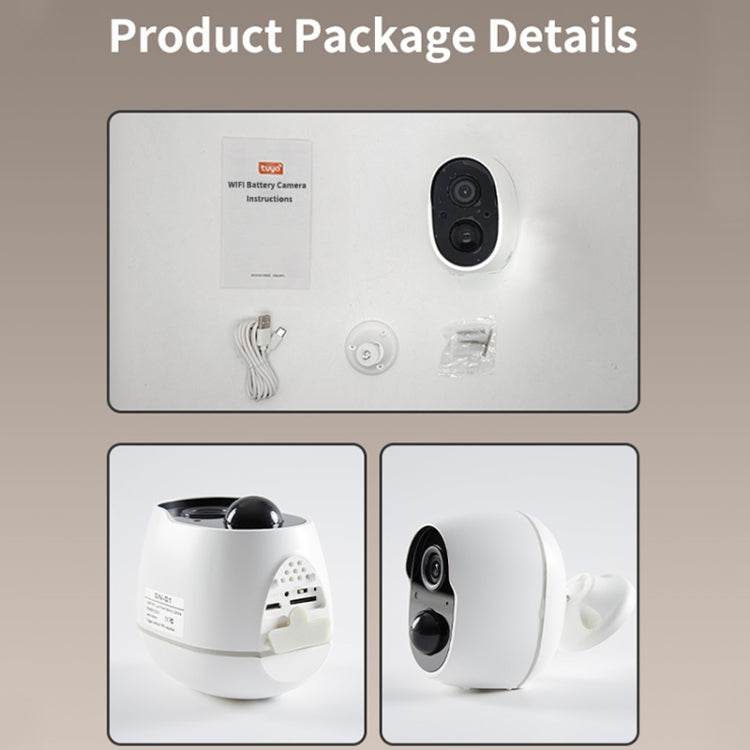 Telecamera di sorveglianza WiFi Ultra-HD con visione notturna IP6