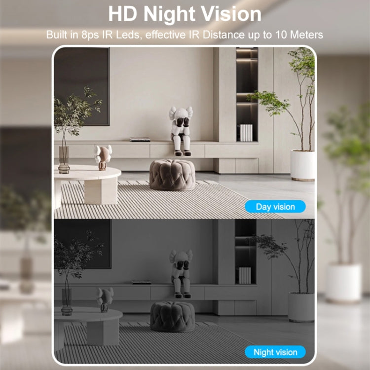 Telecamera di sorveglianza WiFi Ultra-HD con visione notturna IP6