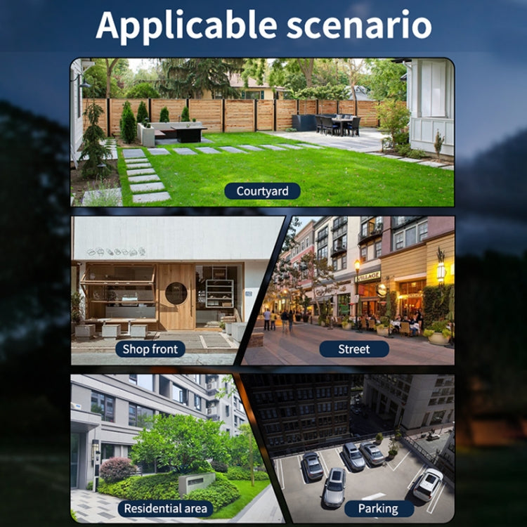 Videocamera di sorveglianza WiFi con pannello solare Ultra-HD
