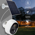 Videocamera di sorveglianza WiFi con pannello solare Ultra-HD