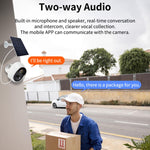 Videocamera di sorveglianza WiFi con pannello solare Ultra-HD