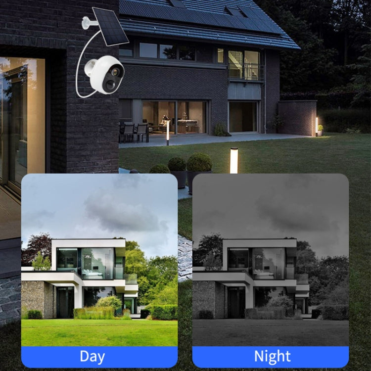 Videocamera di sorveglianza WiFi con pannello solare Ultra-HD