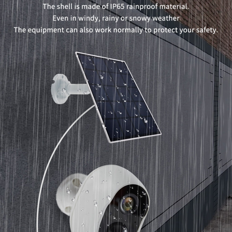 Videocamera di sorveglianza WiFi con pannello solare Ultra-HD