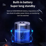 Videocamera di sorveglianza WiFi con pannello solare Ultra-HD