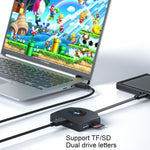 Docking station USB-C con PD 3.0, USB 3.0, SD/TF e audio