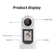 Telecamera di sorveglianza WiFi con visione notturna a colori a doppia luce e videochiamata HD da 2 MP, EU Plug, US Plug