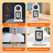 Telecamera di sorveglianza WiFi con visione notturna a colori a doppia luce e videochiamata HD da 2 MP, EU Plug, US Plug