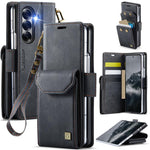 AutSpace A23 Organ Card Bag Custodia magnetica RFID PU per telefono, For Galaxy Z Fold8 5G, For Galaxy Z Fold8 Ultra 5G, For Samsung Galaxy Z Fold7 5G, For Samsung Galaxy Z Fold6 5G, For Samsung Galaxy Z Fold5 5G