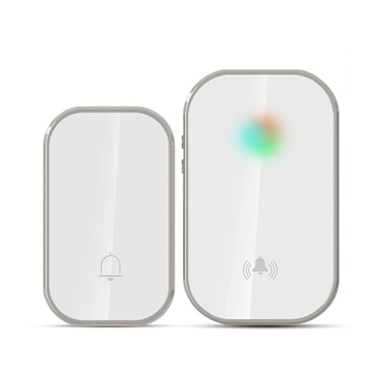 Campanello wireless impermeabile 2 in 1 con telecomando a lunga distanza, Silver, A20 Pro