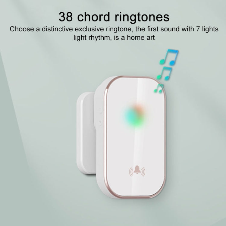 Campanello wireless impermeabile 2 in 1 con telecomando A20 Pro