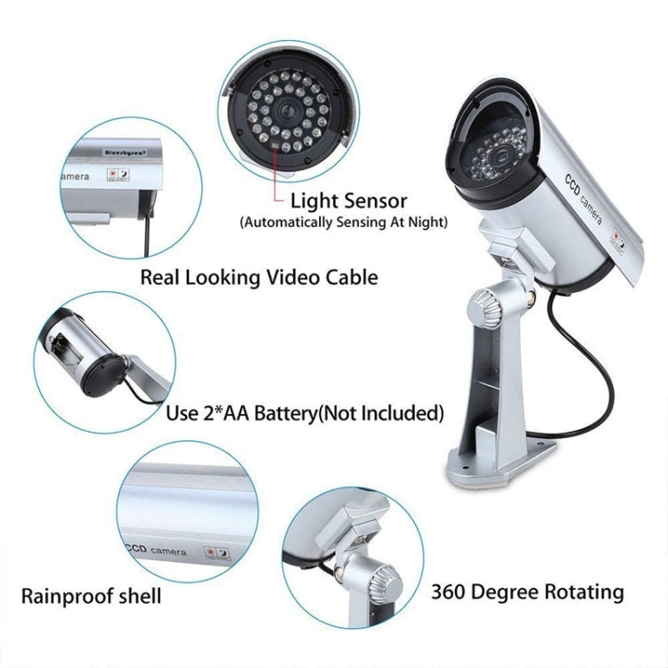 Telecamera di sorveglianza impermeabile con luce LED