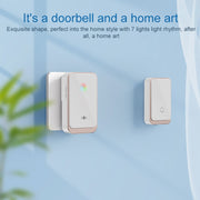A20 Pro Plug in Campanello wireless impermeabile ricaricabile a lunga distanza gratuito, A20 Pro (EU Plug)