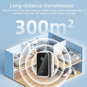 A20 Pro Plug in Campanello wireless impermeabile ricaricabile a lunga distanza gratuito, A20 Pro (EU Plug)
