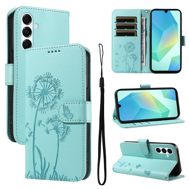 Custodia per telefono in pelle con motivo in rilievo di tarassaco, For Samsung Galaxy A26 5G Global