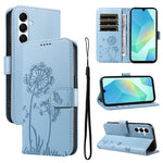 Custodia per telefono in pelle con motivo in rilievo di tarassaco, For Samsung Galaxy A26 5G Global