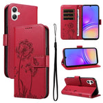 Custodia per telefono in pelle con motivo in rilievo di tarassaco, For Samsung Galaxy A07 5G, For Samsung Galaxy A36 5G, For Samsung Galaxy A06 5G / 4G, For Samsung Galaxy A56 5G