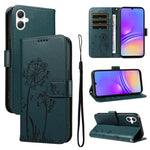 Custodia per telefono in pelle con motivo in rilievo di tarassaco, For Samsung Galaxy A07 5G, For Samsung Galaxy A36 5G, For Samsung Galaxy A06 5G / 4G, For Samsung Galaxy A56 5G
