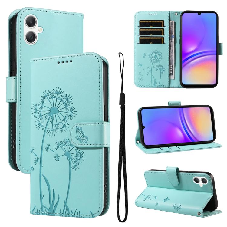 Custodia per telefono in pelle con motivo in rilievo di tarassaco, For Samsung Galaxy A07 5G, For Samsung Galaxy A36 5G, For Samsung Galaxy A06 5G / 4G, For Samsung Galaxy A56 5G