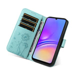 Custodia per telefono in pelle con motivo in rilievo di tarassaco, For Samsung Galaxy A07 5G, For Samsung Galaxy A36 5G, For Samsung Galaxy A06 5G / 4G, For Samsung Galaxy A56 5G