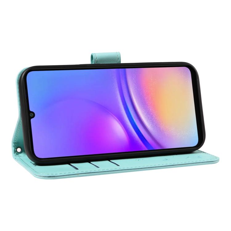 Custodia per telefono in pelle con motivo in rilievo di tarassaco, For Samsung Galaxy A07 5G, For Samsung Galaxy A36 5G, For Samsung Galaxy A06 5G / 4G, For Samsung Galaxy A56 5G