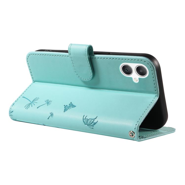 Custodia per telefono in pelle con motivo in rilievo di tarassaco, For Samsung Galaxy A07 5G, For Samsung Galaxy A36 5G, For Samsung Galaxy A06 5G / 4G, For Samsung Galaxy A56 5G