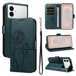 Custodia per telefono in pelle con motivo in rilievo di tarassaco, For Samsung Galaxy S26+ 5G, For Samsung Galaxy S26 Edge 5G, For Samsung Galaxy S26 Ultra 5G, For Samsung Galaxy S26 5G