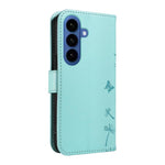 Custodia per telefono in pelle con motivo in rilievo di tarassaco, For Samsung Galaxy S26+ 5G, For Samsung Galaxy S26 Edge 5G, For Samsung Galaxy S26 Ultra 5G, For Samsung Galaxy S26 5G