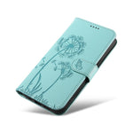 Custodia per telefono in pelle con motivo in rilievo di tarassaco, For Samsung Galaxy S26+ 5G, For Samsung Galaxy S26 Edge 5G, For Samsung Galaxy S26 Ultra 5G, For Samsung Galaxy S26 5G