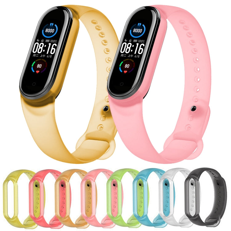 Cinturino in silicone traslucido TPU, For Xiaomi Mi Band 5