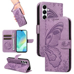 Custodia per telefono in pelle goffrata con farfalla a coda di rondine, For Samsung Galaxy A36 5G / M56 5G, For Samsung Galaxy A06 5G / 4G, For Samsung Galaxy A56 5G, For Samsung Galaxy A26 5G Global