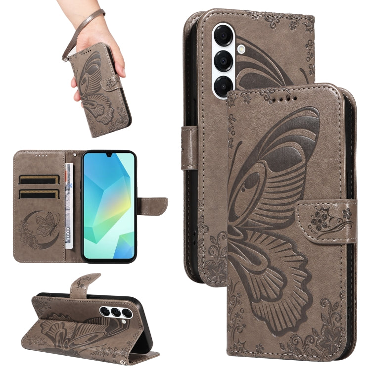 Custodia per telefono in pelle goffrata con farfalla a coda di rondine, For Samsung Galaxy A36 5G / M56 5G, For Samsung Galaxy A06 5G / 4G, For Samsung Galaxy A56 5G, For Samsung Galaxy A26 5G Global