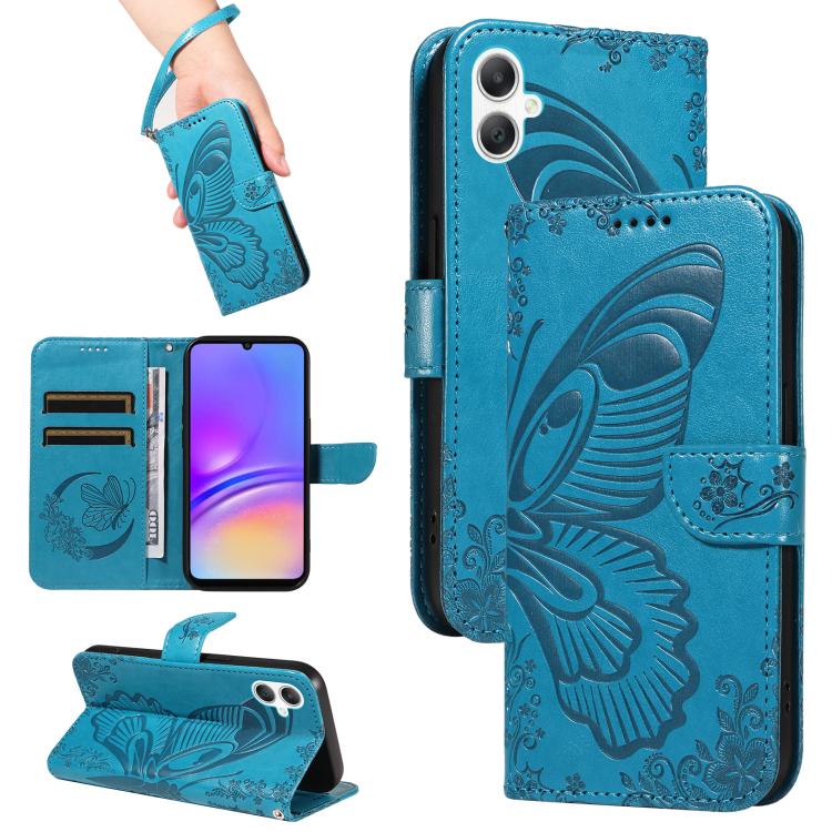 Custodia per telefono in pelle goffrata con farfalla a coda di rondine, For Samsung Galaxy A36 5G / M56 5G, For Samsung Galaxy A06 5G / 4G, For Samsung Galaxy A56 5G, For Samsung Galaxy A26 5G Global