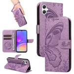 Custodia per telefono in pelle goffrata con farfalla a coda di rondine, For Samsung Galaxy A36 5G / M56 5G, For Samsung Galaxy A06 5G / 4G, For Samsung Galaxy A56 5G, For Samsung Galaxy A26 5G Global