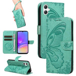Custodia per telefono in pelle goffrata con farfalla a coda di rondine, For Samsung Galaxy A36 5G / M56 5G, For Samsung Galaxy A06 5G / 4G, For Samsung Galaxy A56 5G, For Samsung Galaxy A26 5G Global