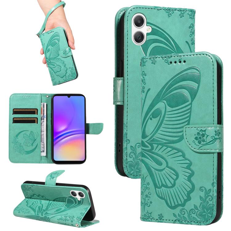 Custodia per telefono in pelle goffrata con farfalla a coda di rondine, For Samsung Galaxy A36 5G / M56 5G, For Samsung Galaxy A06 5G / 4G, For Samsung Galaxy A56 5G, For Samsung Galaxy A26 5G Global