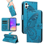Custodia per telefono in pelle goffrata con farfalla a coda di rondine, For Samsung Galaxy A57 5G, For Samsung Galaxy A37 5G, For Galaxy A27 5G, For Samsung Galaxy A07 5G