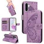 Custodia per telefono in pelle goffrata con farfalla a coda di rondine, For Samsung Galaxy A36 5G / M56 5G, For Samsung Galaxy A06 5G / 4G, For Samsung Galaxy A56 5G, For Samsung Galaxy A26 5G Global