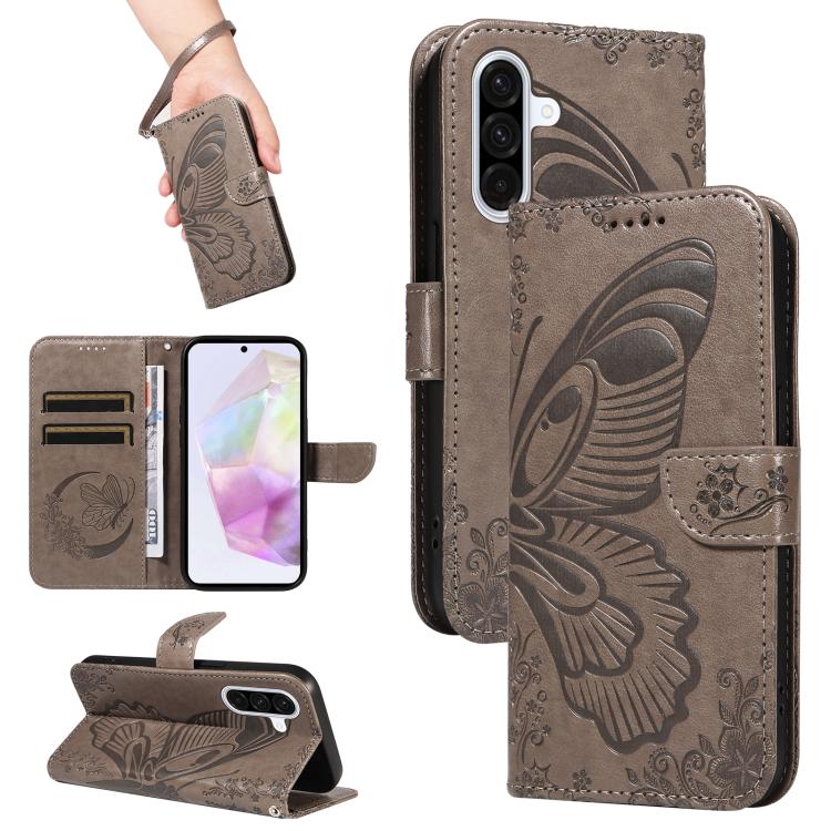 Custodia per telefono in pelle goffrata con farfalla a coda di rondine, For Samsung Galaxy A36 5G / M56 5G, For Samsung Galaxy A06 5G / 4G, For Samsung Galaxy A56 5G, For Samsung Galaxy A26 5G Global