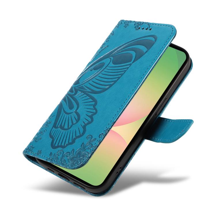 Custodia per telefono in pelle goffrata con farfalla a coda di rondine, For Samsung Galaxy A57 5G, For Samsung Galaxy A37 5G, For Galaxy A27 5G, For Samsung Galaxy A07 5G