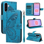 Custodia per telefono in pelle goffrata con farfalla a coda di rondine, For Samsung Galaxy A57 5G, For Samsung Galaxy A37 5G, For Galaxy A27 5G, For Samsung Galaxy A07 5G