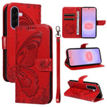 Custodia per telefono in pelle goffrata con farfalla a coda di rondine, For Samsung Galaxy A57 5G, For Samsung Galaxy A37 5G, For Galaxy A27 5G, For Samsung Galaxy A07 5G