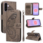 Custodia per telefono in pelle goffrata con farfalla a coda di rondine, For Samsung Galaxy A57 5G, For Samsung Galaxy A37 5G, For Galaxy A27 5G, For Samsung Galaxy A07 5G