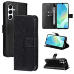 Custodia per telefono in pelle con motivo in rilievo albero e gatto, For Samsung Galaxy A56 5G, For Samsung Galaxy A26 5G Global