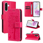 Custodia per telefono in pelle con motivo in rilievo albero e gatto, For Samsung Galaxy A36 5G / M56 5G, For Samsung Galaxy A06 5G / 4G