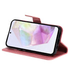 Custodia per telefono in pelle con motivo in rilievo albero e gatto, For Samsung Galaxy A56 5G, For Samsung Galaxy A26 5G Global
