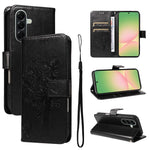 Custodia per telefono in pelle con motivo in rilievo albero e gatto, For Samsung Galaxy A57 5G, For Samsung Galaxy A37 5G
