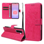 Custodia per telefono in pelle con motivo in rilievo albero e gatto, For Galaxy A27 5G, For Samsung Galaxy A07 5G