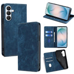 Custodia per telefono in pelle magnetica con spazzola antifurto RFID, For Samsung Galaxy S26+ 5G, For Samsung Galaxy S26 Ultra 5G, For Samsung Galaxy S26 5G, For Samsung Galaxy S25 5G